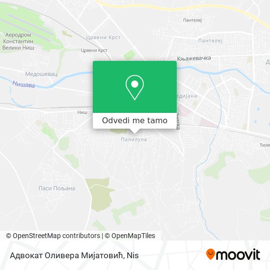 Адвокат Оливера Мијатовић mapa