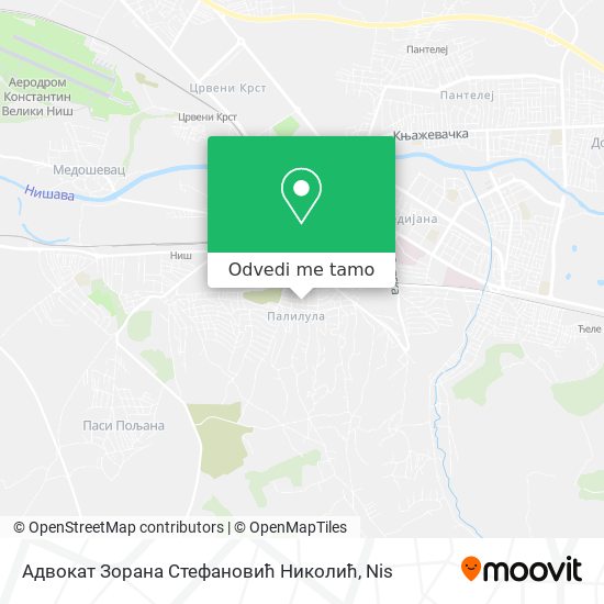 Адвокат Зорана Стефановић Николић mapa