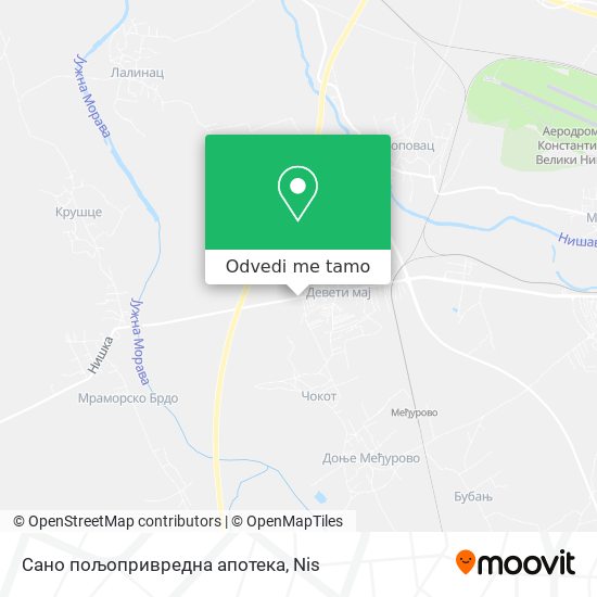 Сано пољопривредна апотека mapa