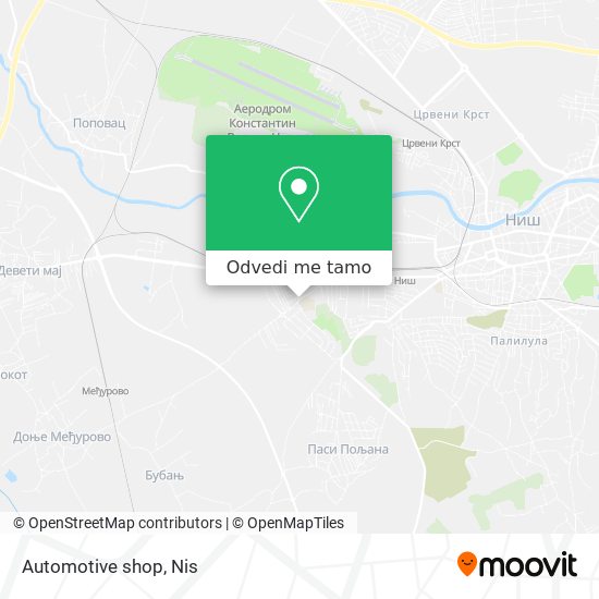 Automotive shop mapa