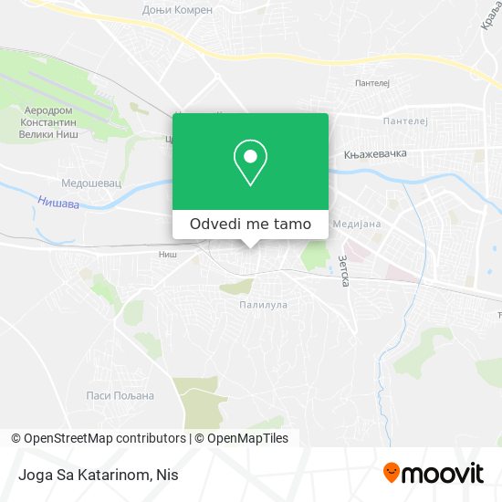 Joga Sa Katarinom mapa