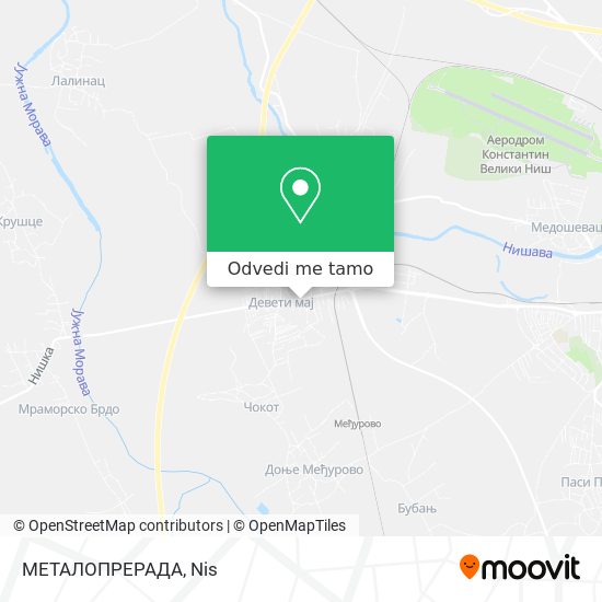 МЕТАЛОПРЕРАДА mapa
