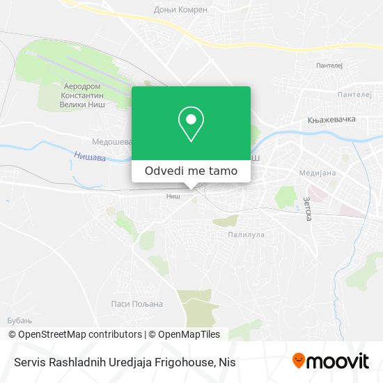Servis Rashladnih Uredjaja Frigohouse mapa