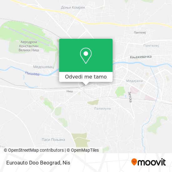 Euroauto Doo Beograd mapa