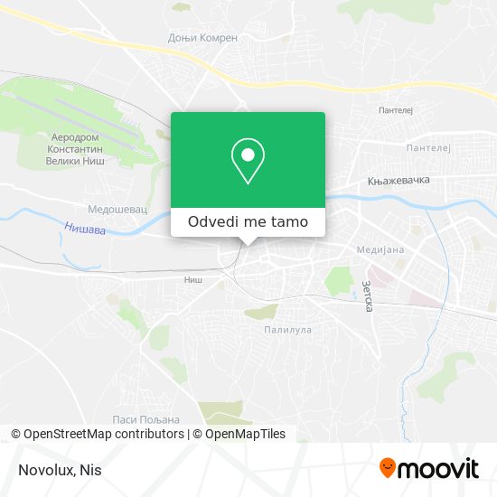 Novolux mapa