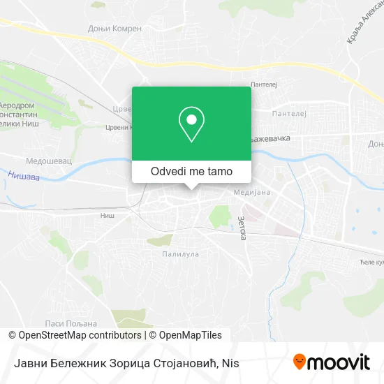 Јавни Бележник Зорица Стојановић mapa