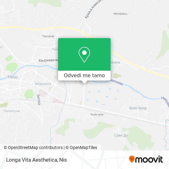 Longa Vita Aesthetica mapa