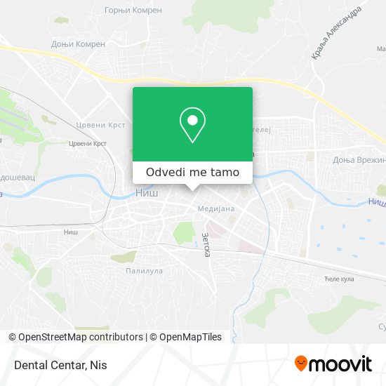 Dental Centar mapa