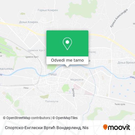 Спортско-Енглески Вртић Вондерленд mapa