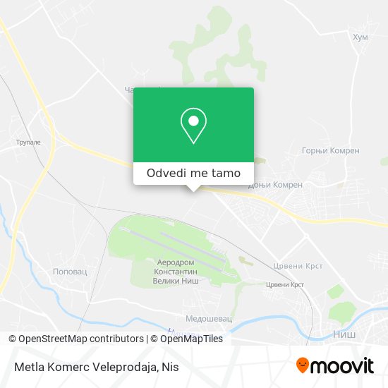 Metla Komerc Veleprodaja mapa