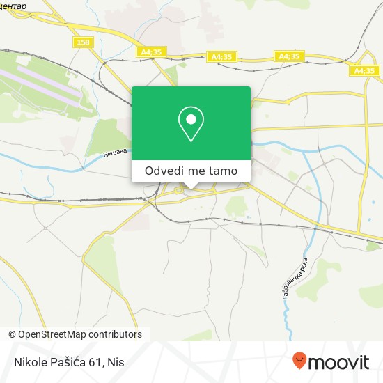 Nikole Pašića 61 mapa