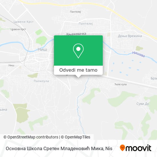 Основна Школа Сретен Младеновић Мика mapa