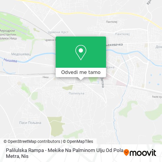 Palilulska Rampa - Mekike Na Palminom Ulju Od Pola Metra mapa