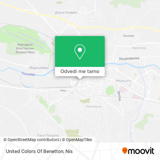 United Colors Of Benetton mapa