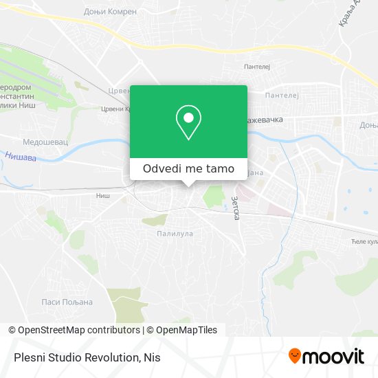 Plesni Studio Revolution mapa