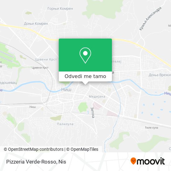 Pizzeria Verde-Rosso mapa