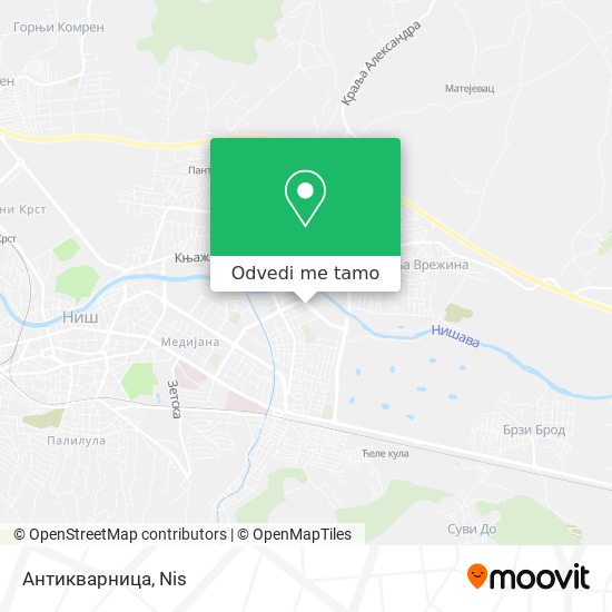 Антикварница mapa