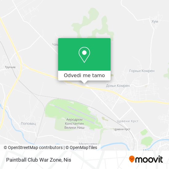 Paintball Club War Zone mapa