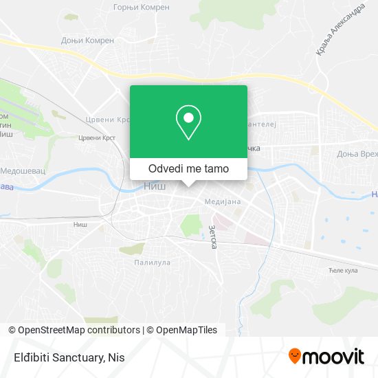 Elđibiti Sanctuary mapa