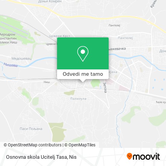 Osnovna skola Ucitelj Tasa mapa