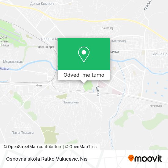 Osnovna skola Ratko Vukicevic mapa
