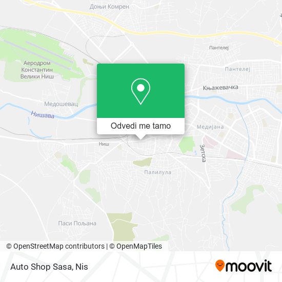 Auto Shop Sasa mapa