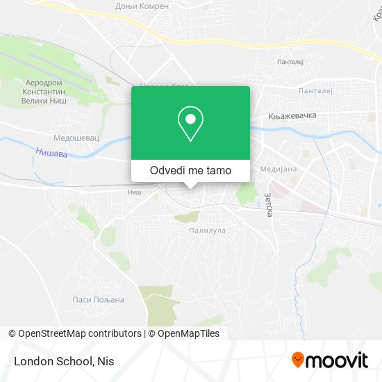 London School mapa