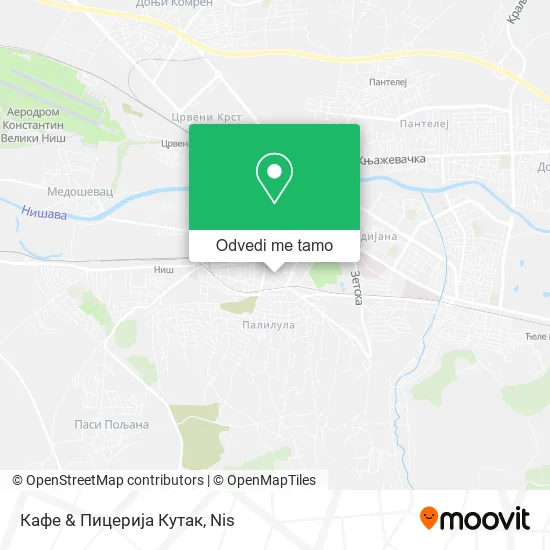 Кафе & Пицерија Кутак mapa