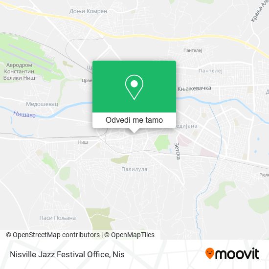 Nisville Jazz Festival Office mapa