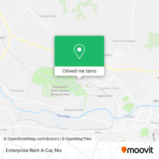 Enterprise Rent-A-Car mapa