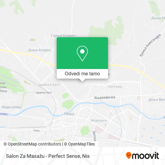 Salon Za Masažu - Perfect Sense mapa