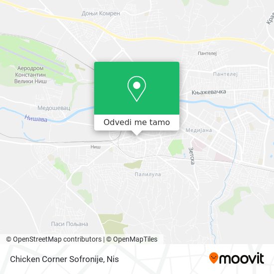 Chicken Corner Sofronije mapa