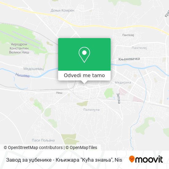 Завод за уџбенике - Књижара "Кућа знања" mapa