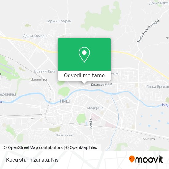 Kuca starih zanata mapa