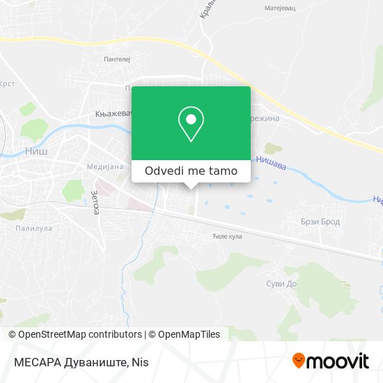 МЕСАРА Дуваниште mapa