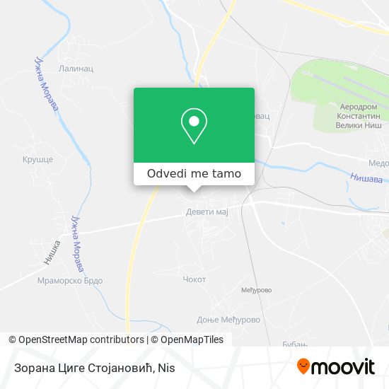 Зорана Циге Стојановић mapa