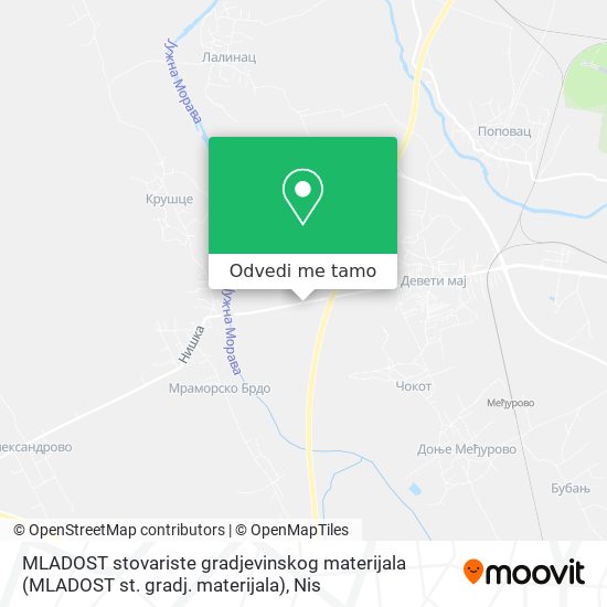 MLADOST stovariste gradjevinskog materijala (MLADOST st. gradj. materijala) mapa