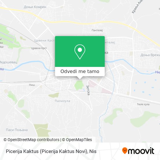 Picerija Kaktus (Picerija Kaktus Novi) mapa
