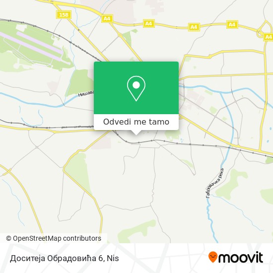 Доситеја Обрадовића 6 mapa