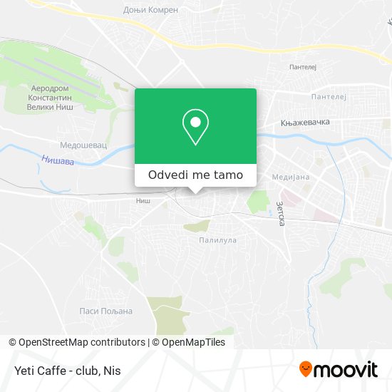 Yeti Caffe - club mapa