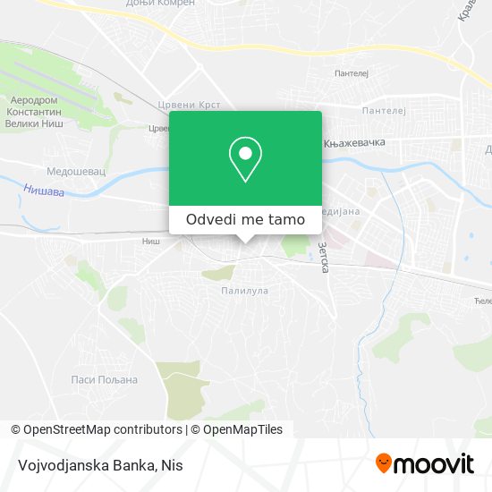 Vojvodjanska Banka mapa