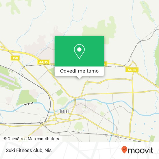 Suki Fitness club mapa