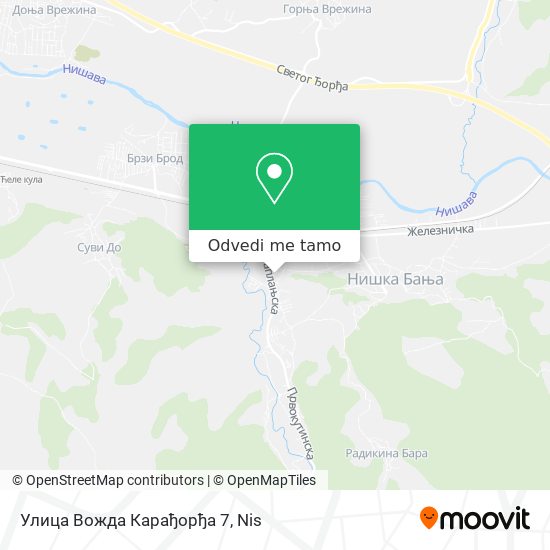 Улица Вожда Карађорђа 7 mapa