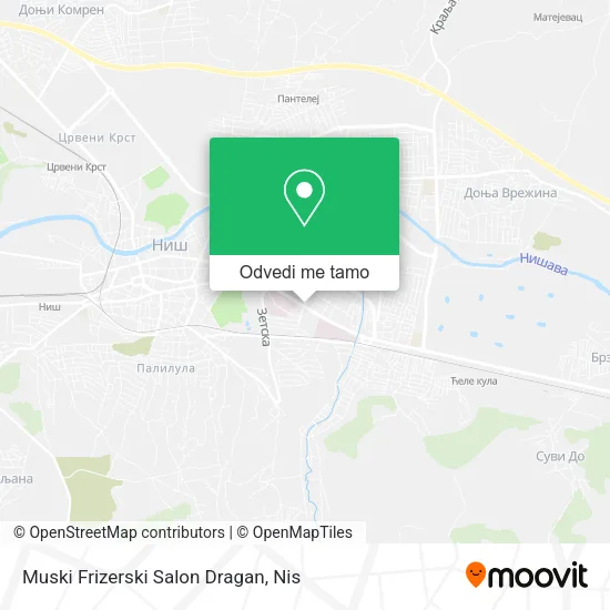 Muski Frizerski Salon Dragan mapa