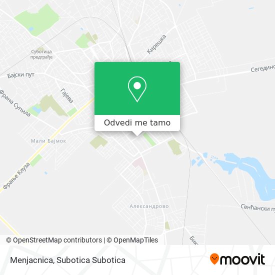 Menjacnica mapa
