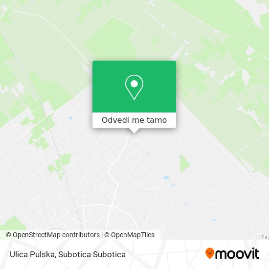 Ulica Pulska mapa