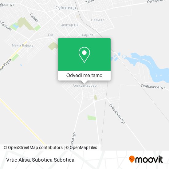 Vrtic Alisa mapa