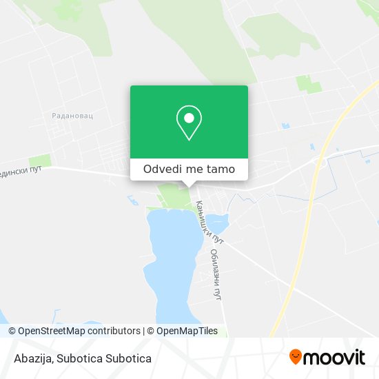 Abazija mapa