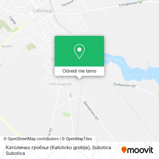 Католичко гробље (Katolicko groblje) mapa