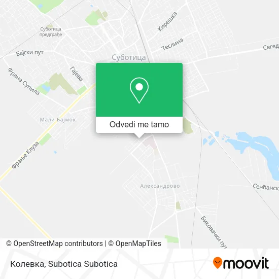 Колевка mapa